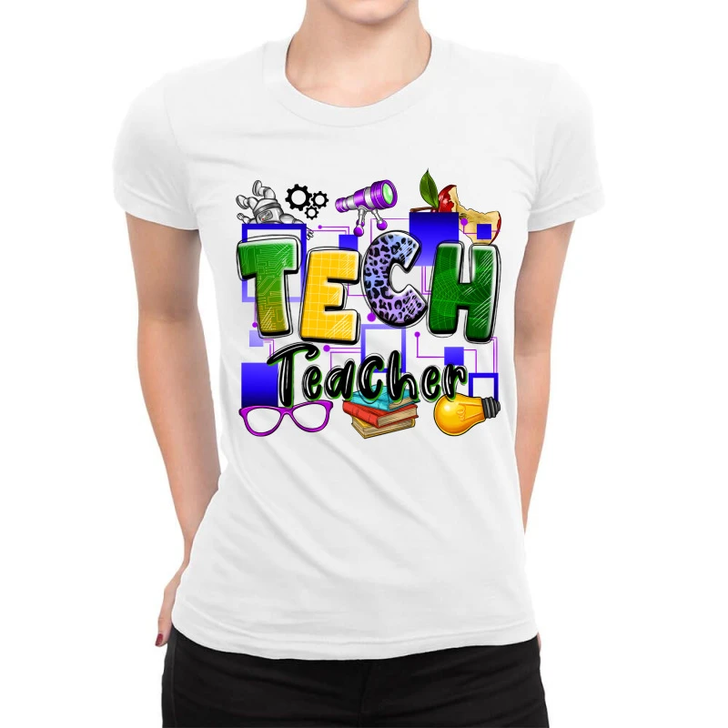 Tech Teacher Ladies Fitted T-Shirt