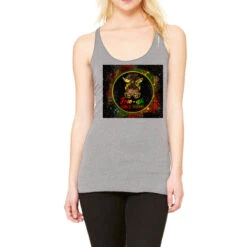 Afro Messy Bun Free-ish Racerback Tank